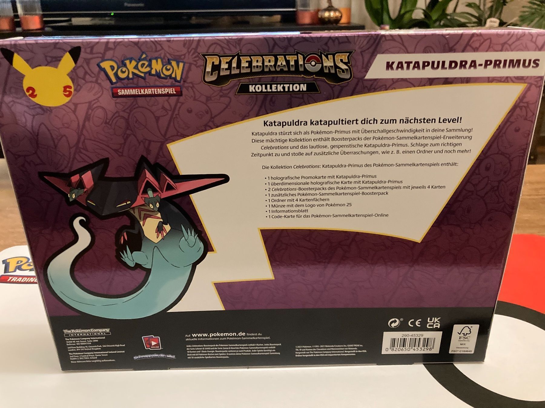 Pokémon Sammelbilder & Trading cards: Pokemon Celebrations Katapuldra-PrimusDE – Neu und originalverpackt aus Küssnacht am Rigi von Ebikoner 4