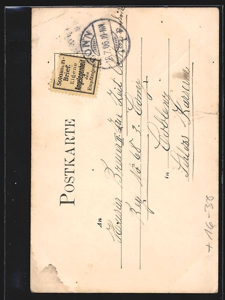 Cartoline postali: Grusskarten-AK Bonn, Kaiserplatz mit Bau – Usato da Berlin venduto da bartko-reher 1