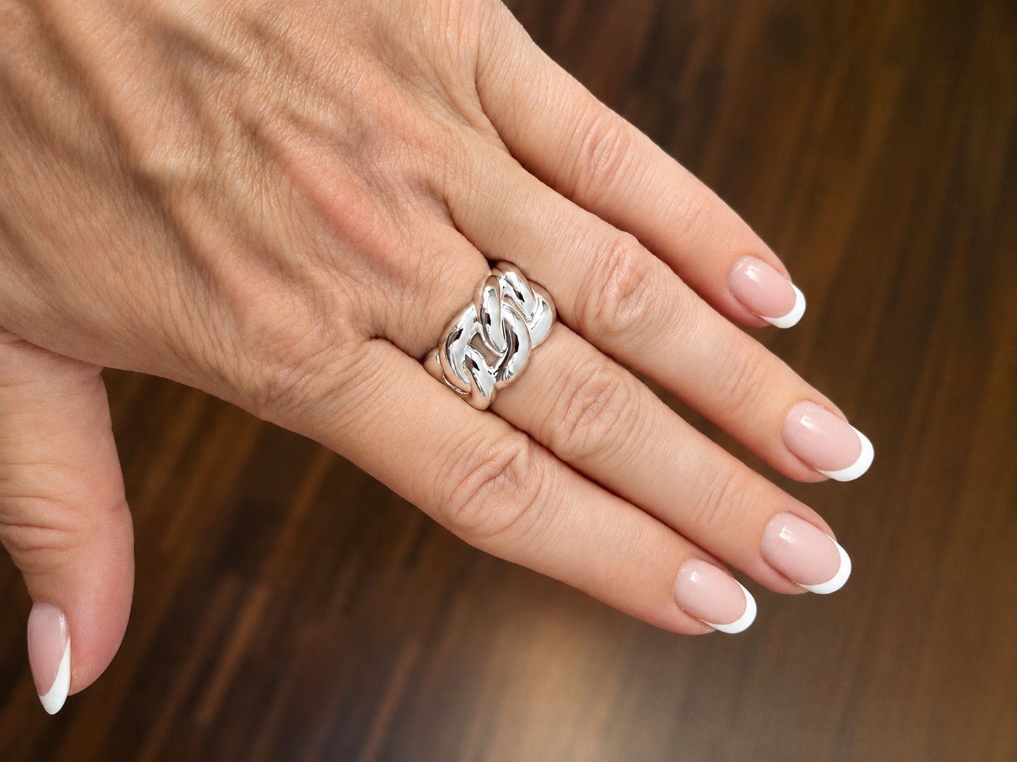Thomas Sabo Ringe: Thomas Sabo - Ring Geflochten Bold Elegance Silber - Gr. 52 – Gebraucht aus St. Gallen von BikeladyShop
