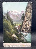 Ragaz. Taminaschlucht, Eingang und Falknis