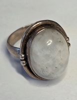 Mondstein Solitaire Fingerring