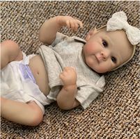 Reborn Baby Puppe, lebensecht Mädchen