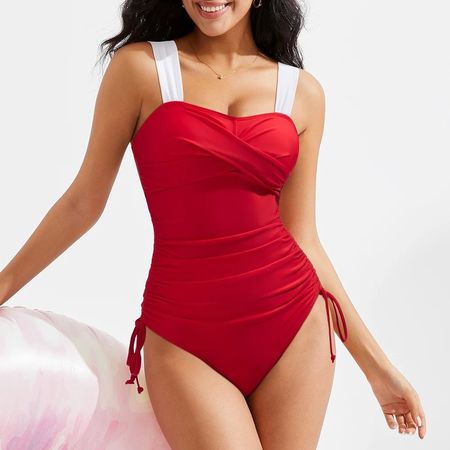 Roter Push-up Badeanzug Vertini - S M L XL