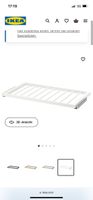 IKEA Hosenaufhängung ausziehbar weiss 100x58 cm Kompliment