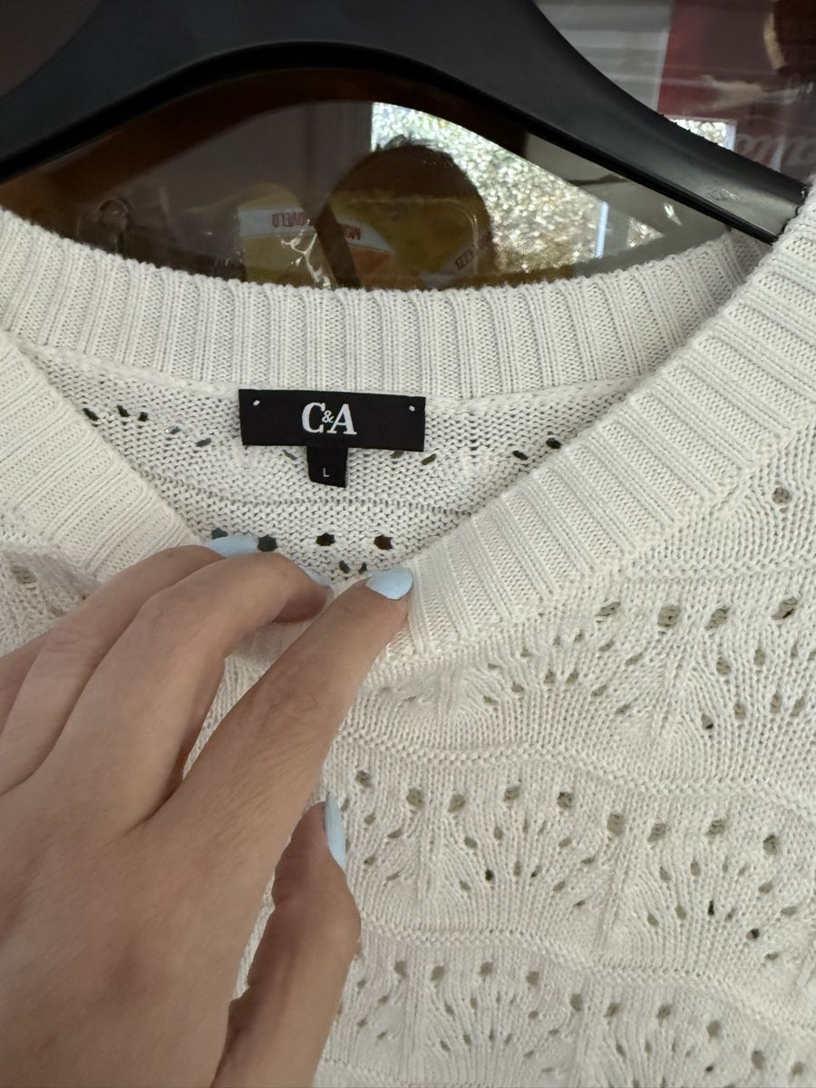 C&A Pulls & Sweat-shirts: White light CA sweater L – D'occasion à Mendrisio par ketolin 1