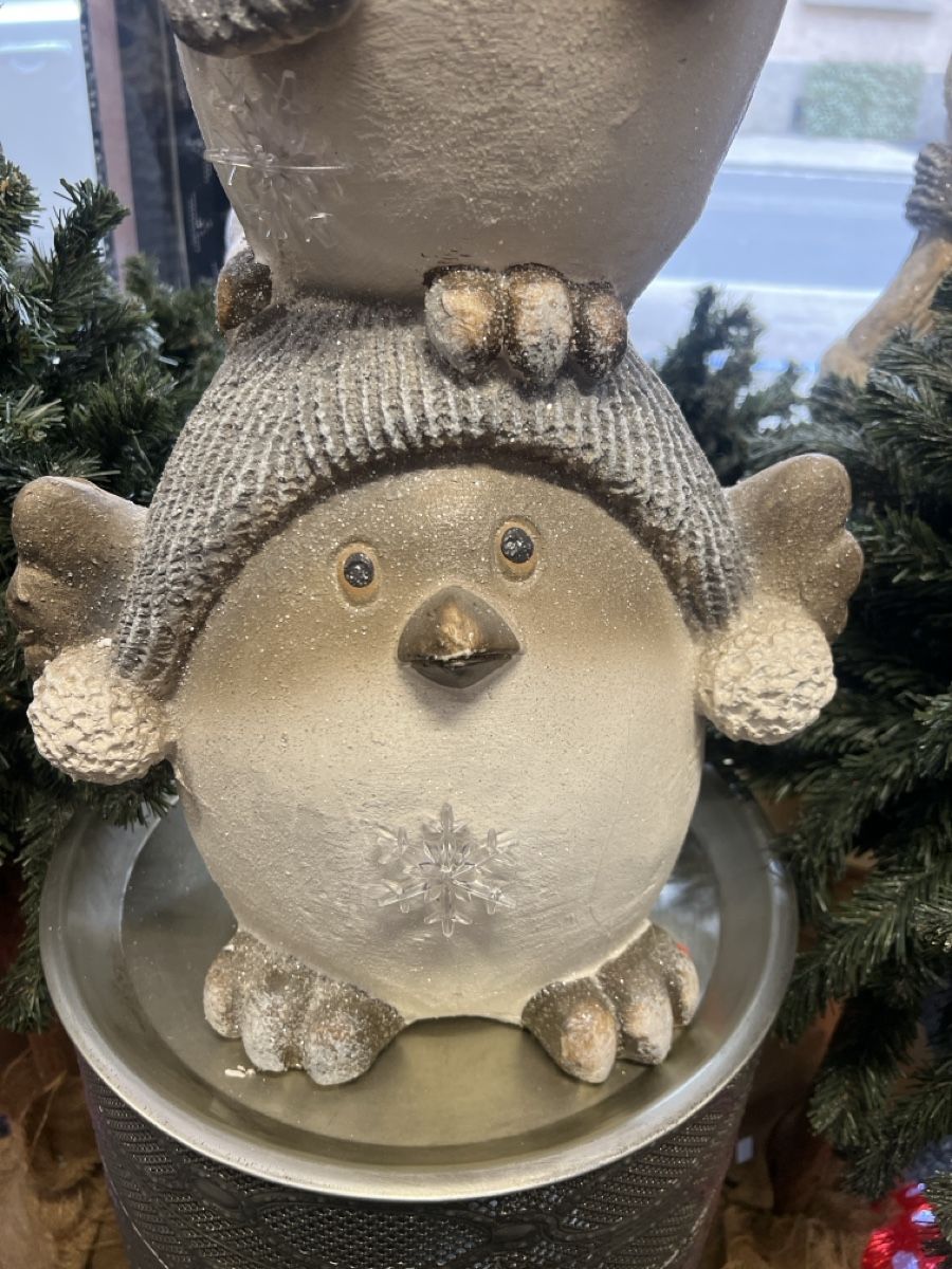 Tutte le decorazioni: Winterliche Deko-Sule mit putzigen Voegeln, – Usato da Rorschach venduto da TrendyDeals 2