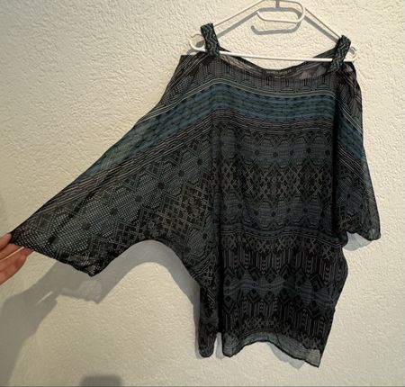 Marina Rinaldi Bluse grün blau Gr. XL / 42