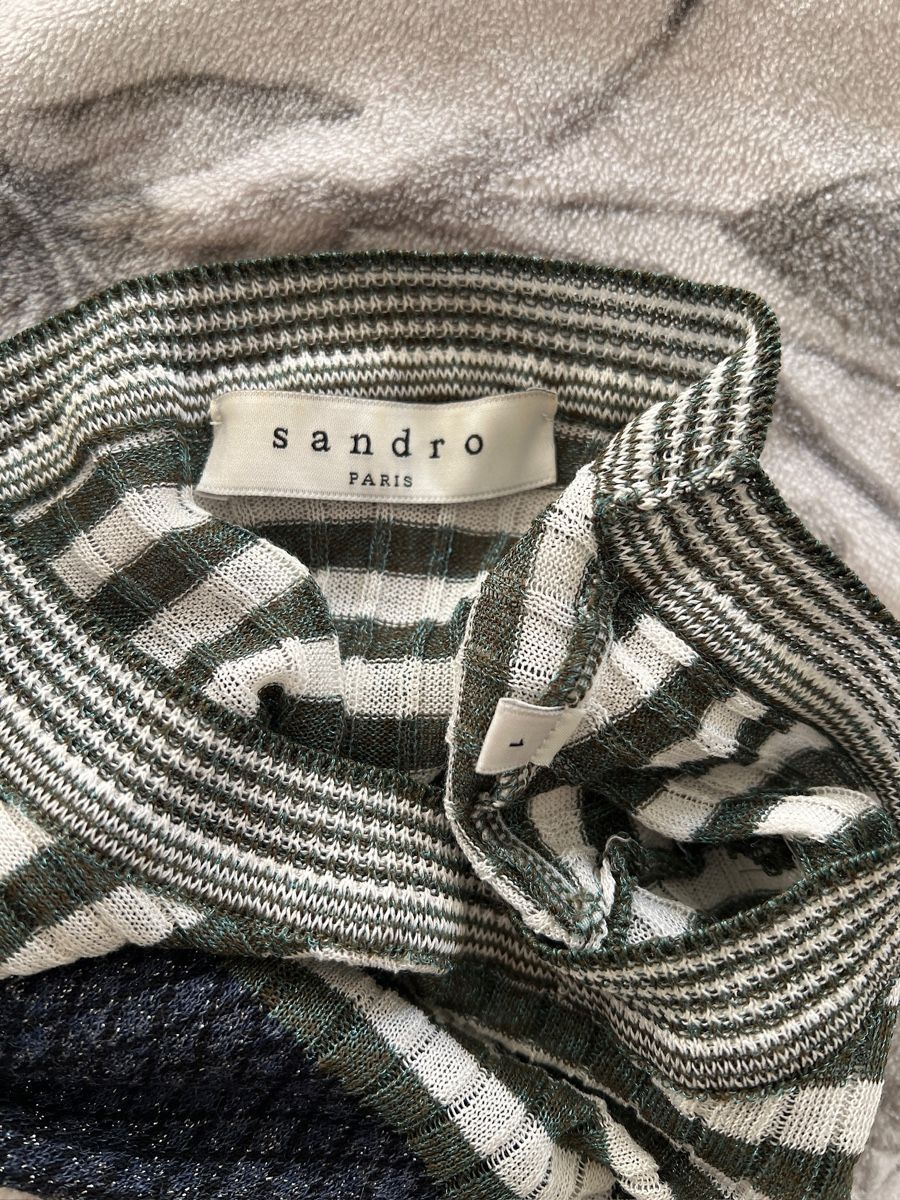 Sandro Vestiti: Sandro Paris Striped Sweater, size 1 – Nuovo (secondo la descrizione) da Zürich venduto da SandroMaje 3