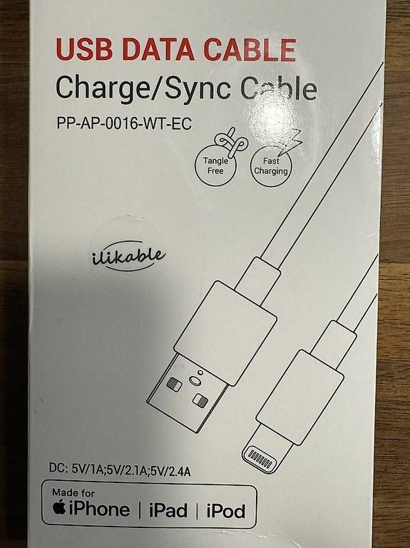Cavi: USB DATA CABLE Charge / Sync Cable – Usato da schaffhausen venduto da Munot100