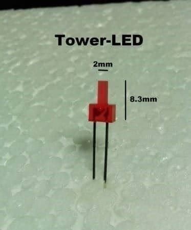 Componenti elettronici: Tower-LED 20 Stk. blau – Nuovo (secondo la descrizione) da Luzern venduto da Salefactory 4