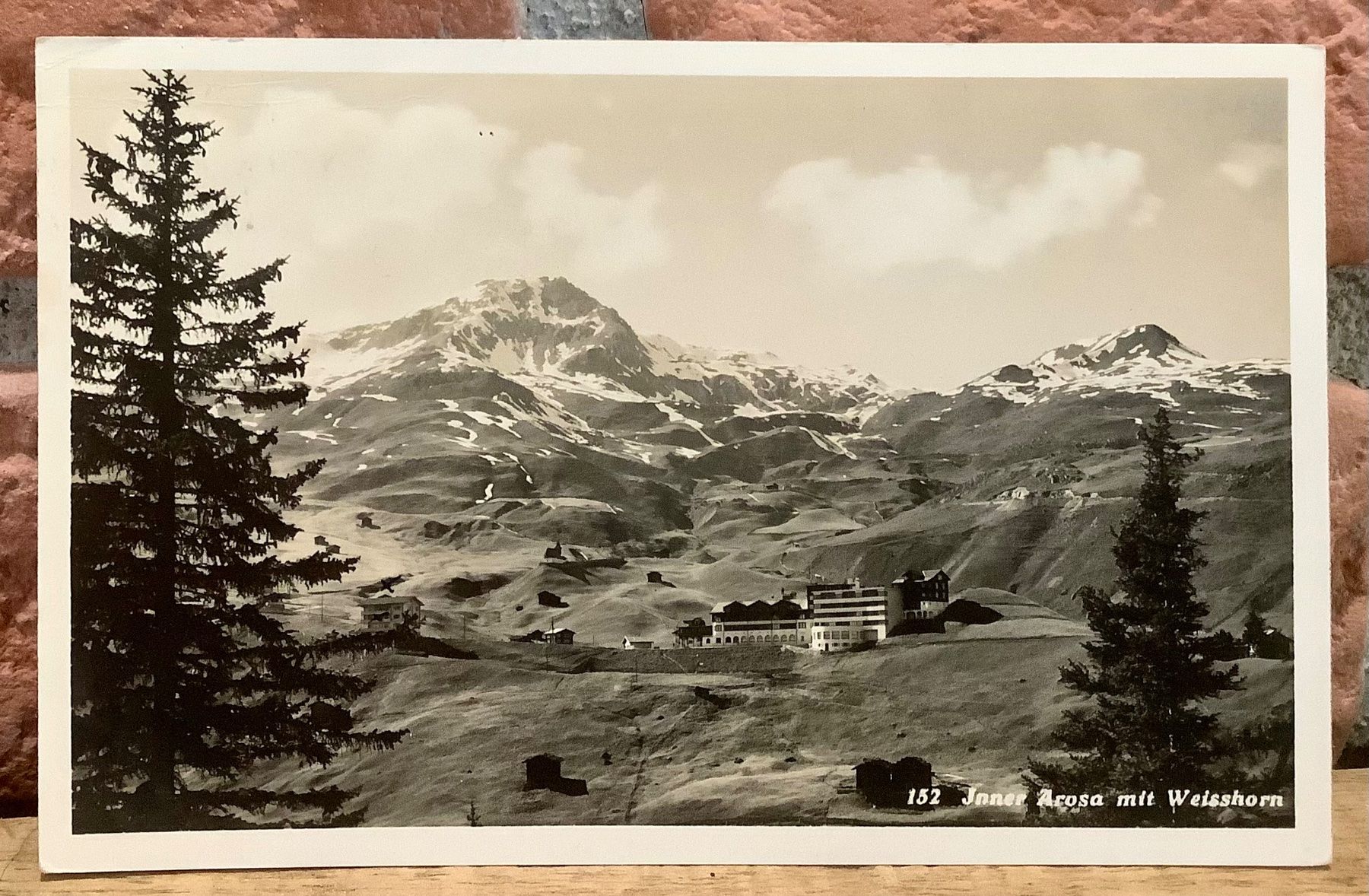Cartoline postali: 1931 - INNER AROSA mit Weisshorn – Usato da Root venduto da ENGLAND-TREASURES