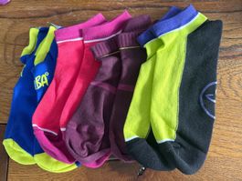 4 x Sneaker-Socken Zumba- Sneacker-Strümpfe- Sport- Knöchel