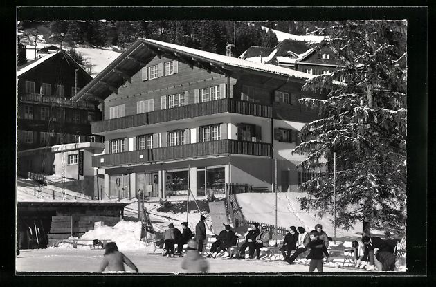 Cartes postales: AK Adelboden, Chalet Olsen – D'occasion à Berlin par bartko-reher