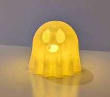 Halloween Comic-Geist aus 3D-Druck inkl. LED-Teelicht 🎃