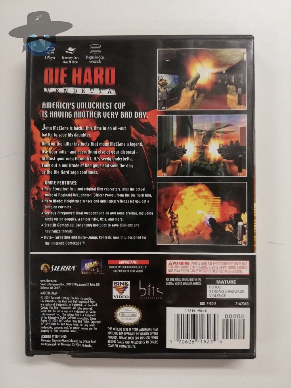 Nintendo Spiele: Die hard vendetta       / USA / Gamecube – Gebraucht aus St. Gallen von zorro_dc 1