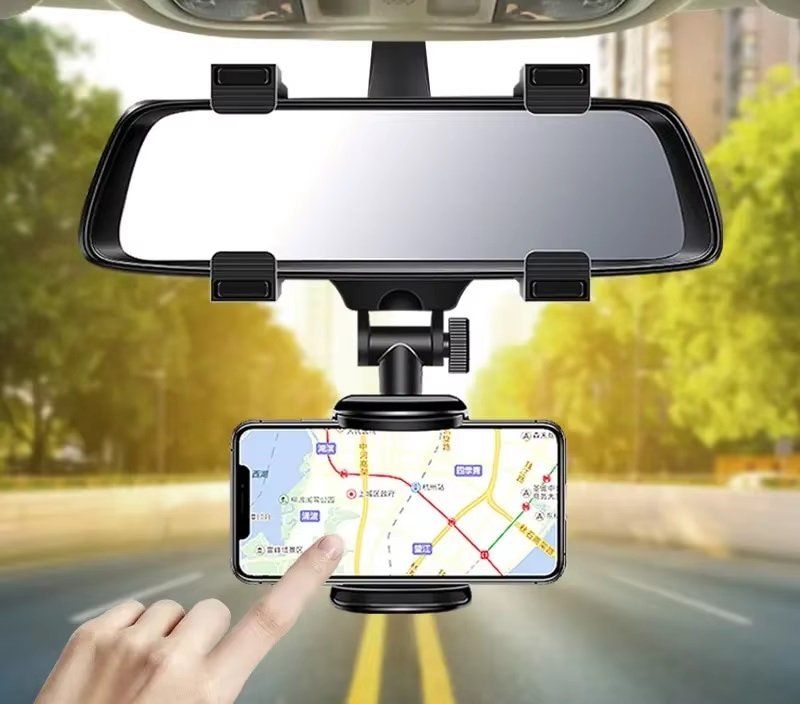 HAPINARY Rückspiegelhalterung 3-tlg. Aluminium - Für Stream Media Halterungen