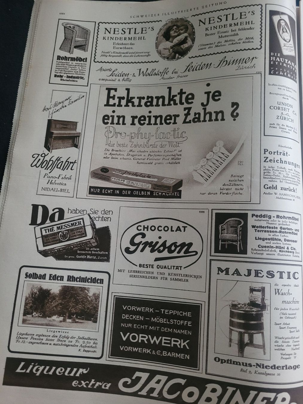 Zeitschriften & Magazine: Schweizer Illustrierte 1924, Antik – Gebraucht aus Kriens von KTP 4