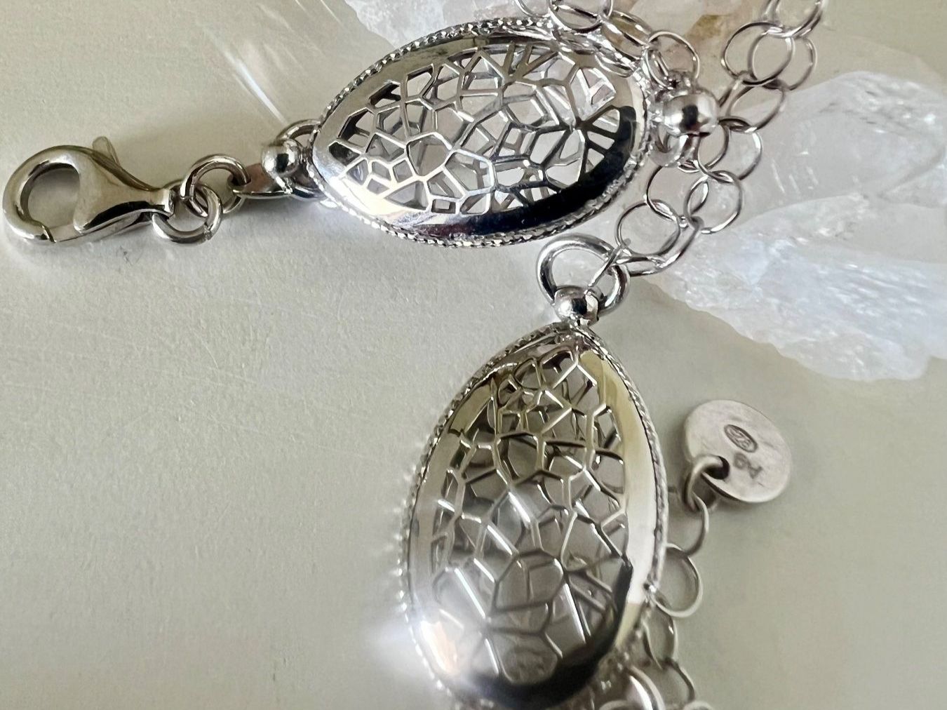 Bracciali & Braccialetti: Gexist Schweizer Designer-Armband Silber 925 durchbrochen – Usato da Ruswil venduto da artbyhand 1