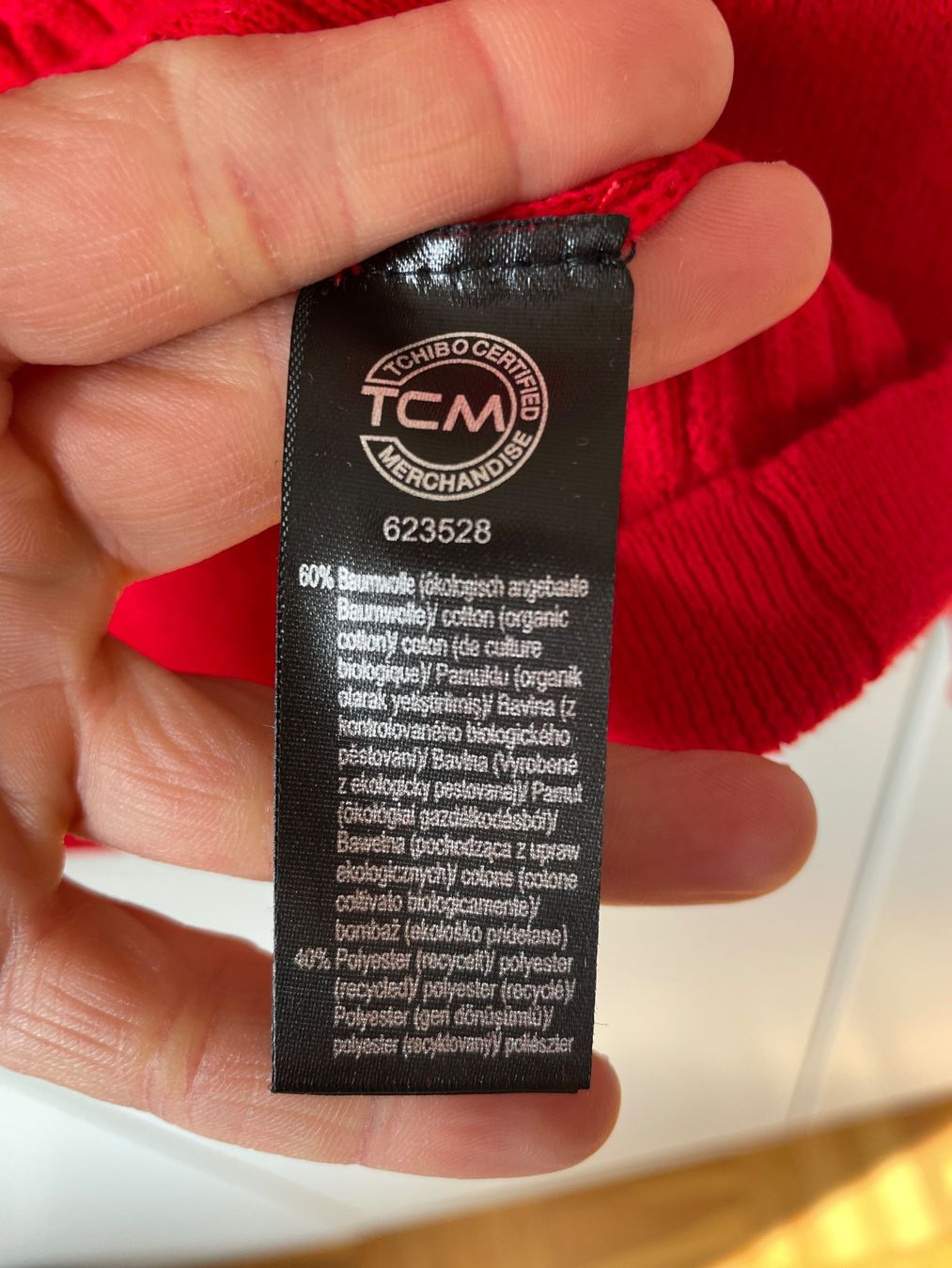 Maglioni & Felpe: Roter Zopf-Strickpullover von Tchibo, Grösse 40/42 (38) – Usato da Neukirch an der Thur venduto da bee88 2