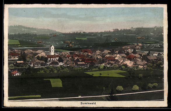 Cartes postales: AK Sumiswald, Ortsansicht – D'occasion à Berlin par bartko-reher