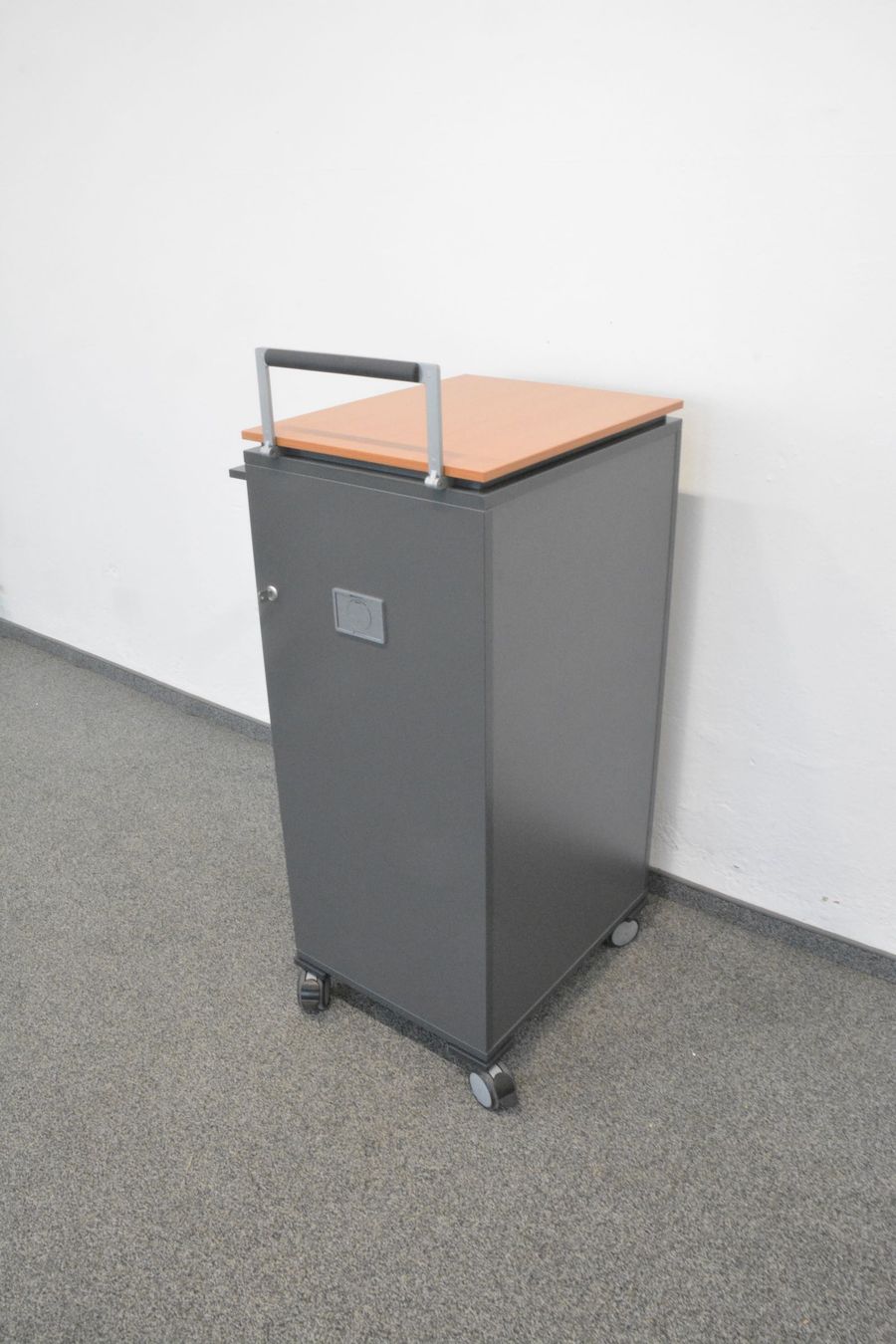 Steelcase Moby Roll-Caddy - Anthrazit-Buche - mit A5 (Gebraucht) in ...