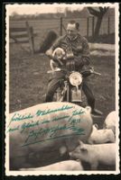 Fotografie Motorrad BMW, Schweinezüchte