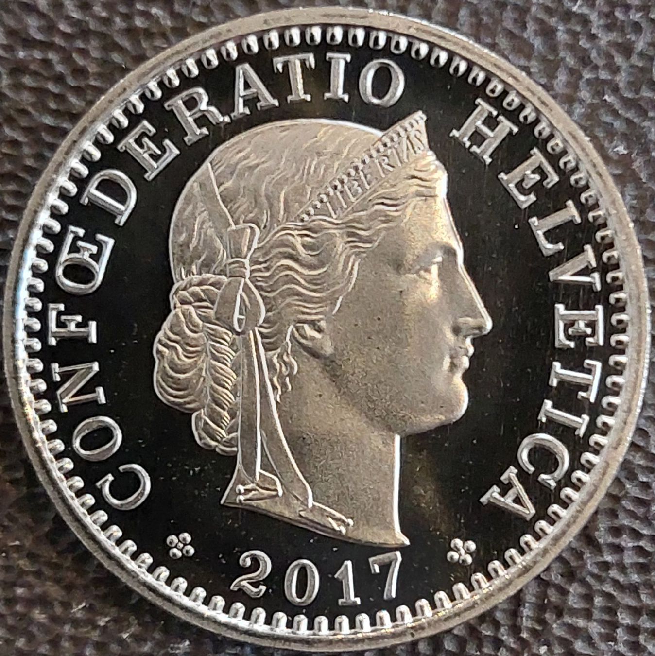 Tutti le monete: 20 Rappen 2017 stgl. / aus Münzsatz – Nuovo (secondo la descrizione) da Arch venduto da coinsandmore