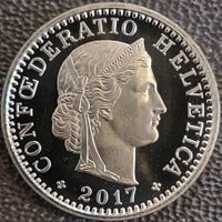 20 Rappen 2017 stgl. / aus Münzsatz