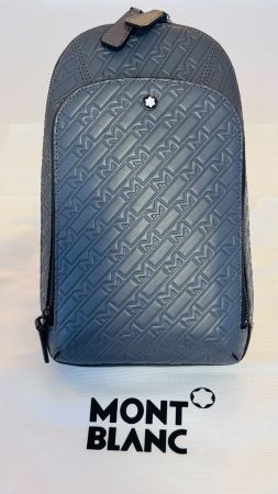 NEU - Montblanc M_Gram Sling Bag Rucksack Tasche Grau