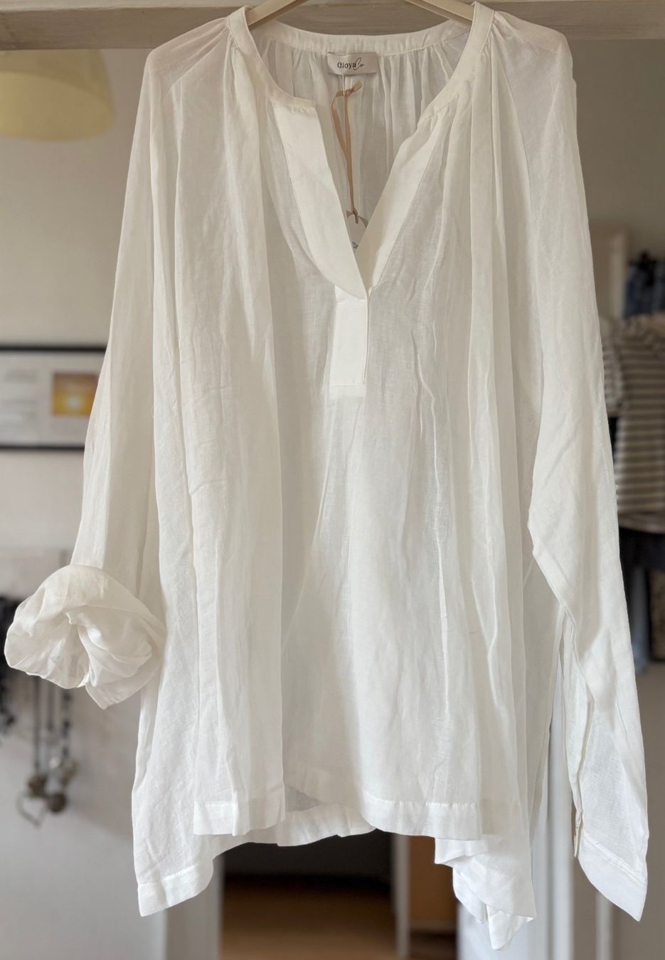 Blusen: CHEMISE/BLOUSE EN LIN ET COTON! M – Neu und originalverpackt aus Locarno von NicoNion