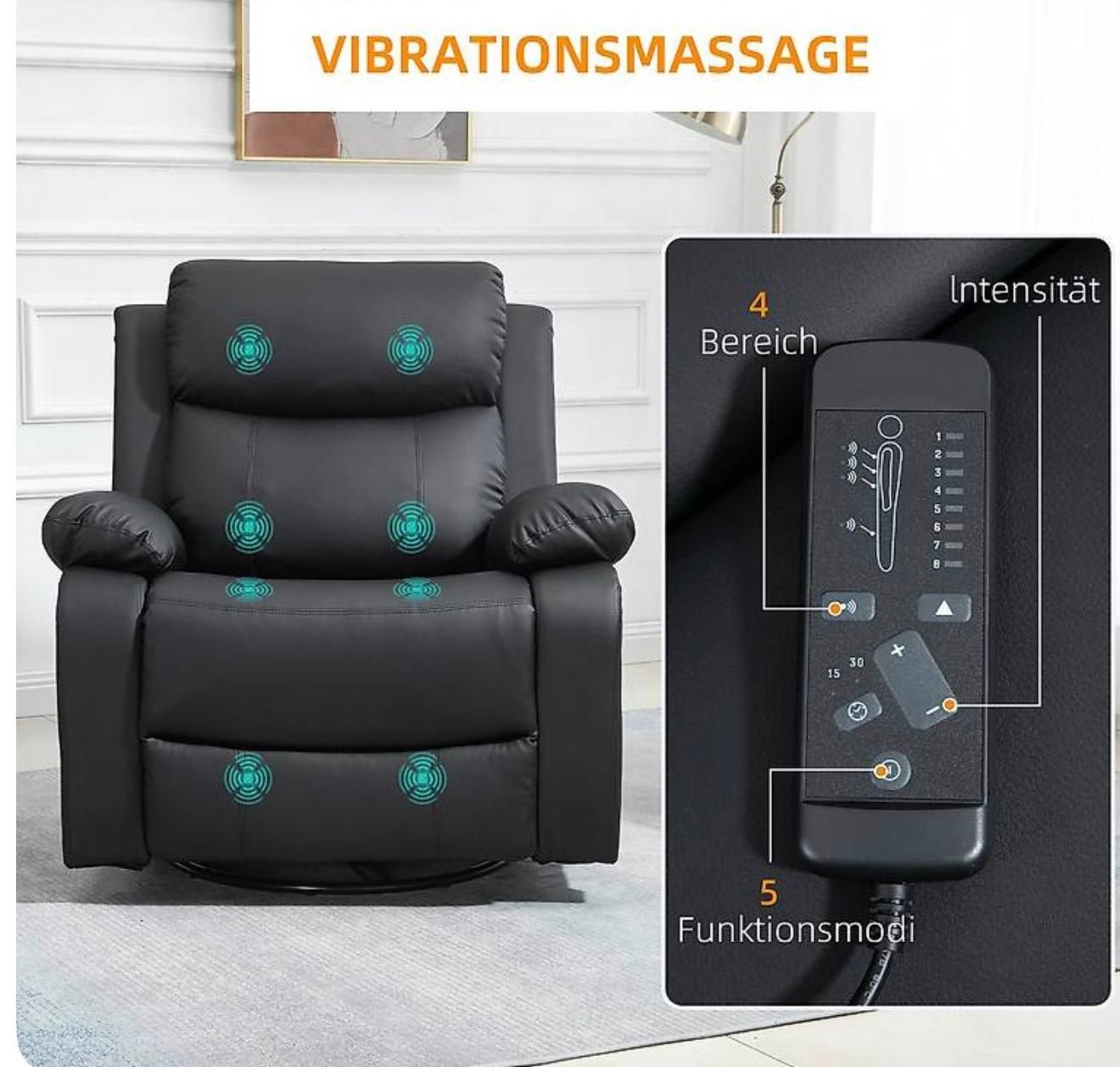 Poltrone: Fehrnsee Sessel mit Massage funktion – Usato da Schaan venduto da Pete2911 2