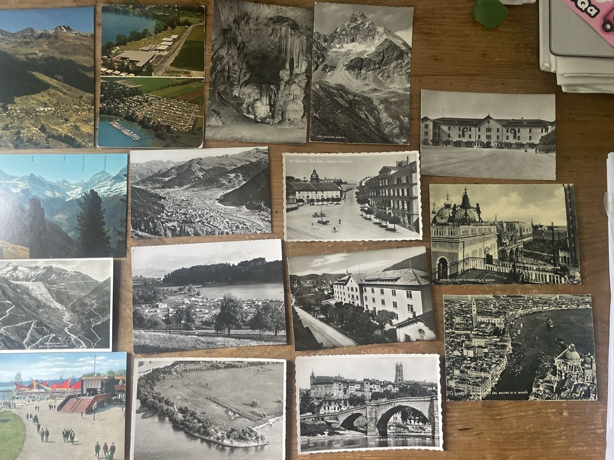 Ansichtskarten: 45 verschiedene antike Postkarten / Ansichtskarten ca. 1960 – Gebraucht aus Winterthur von cheerio97 2