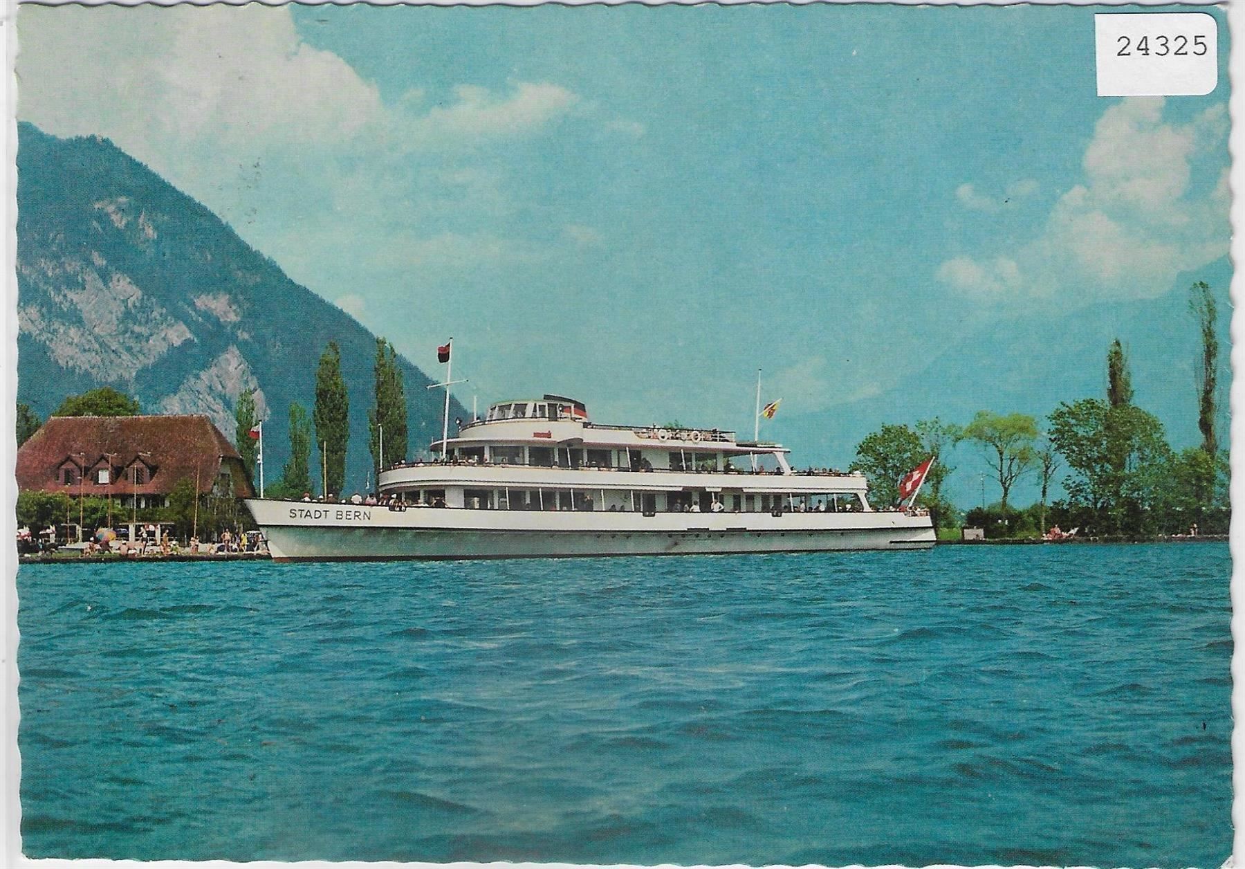 Cartoline postali: MS "Stadt Bern" auf dem Thunersee bei – Antico da Ettingen venduto da Kartenplanet