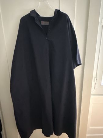Robe Manuelle Guibal coton bleu nuit taille 1 neuf