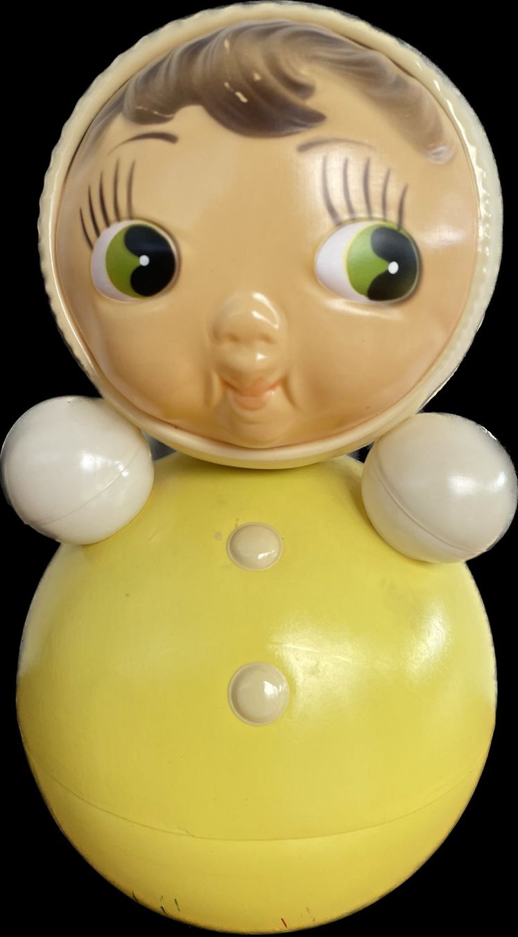Bambole: 60er / 70er Nevalyashka Stehauf Roly Poly Ding Puppe 41 cm – Usato da Gossau SG venduto da entwederoder