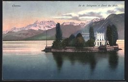 Clarens, Ile de Salagnon et Dent du Midi