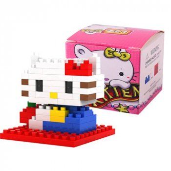 Nanoblock Kit di costruzioni: 9100 Loz - Hello Kitty – Nuovo e nell'imballaggio originale da Hochdorf venduto da ruest-online