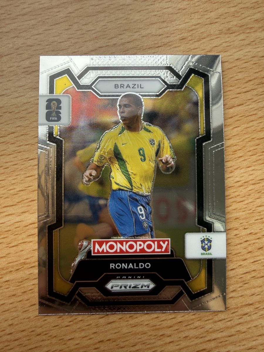 Panini Carte collezionabili:  Arte panini prizm monopoly Ronaldo – Nuovo (secondo la descrizione) da La Chaux-de-Fonds venduto da Chacha99