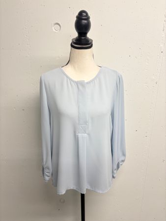 La Camida Bluse aus Viskose Gr. 36 hellblau