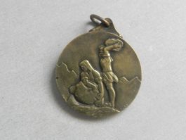 Medaille CH Schweiz Militär Noel 1944 Bttr. Ob. Camp. 155