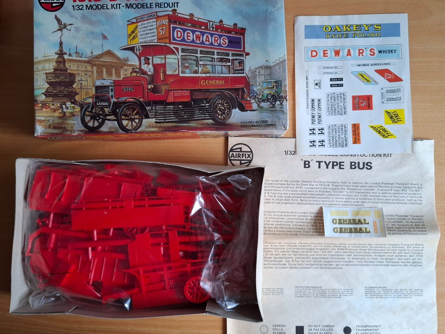 Airfix Kit di modellismo & Modellini statici: Airfix 1/32 "1910 B Type Bus" – Nuovo (secondo la descrizione) da Diepoldsau venduto da beeteutel 1