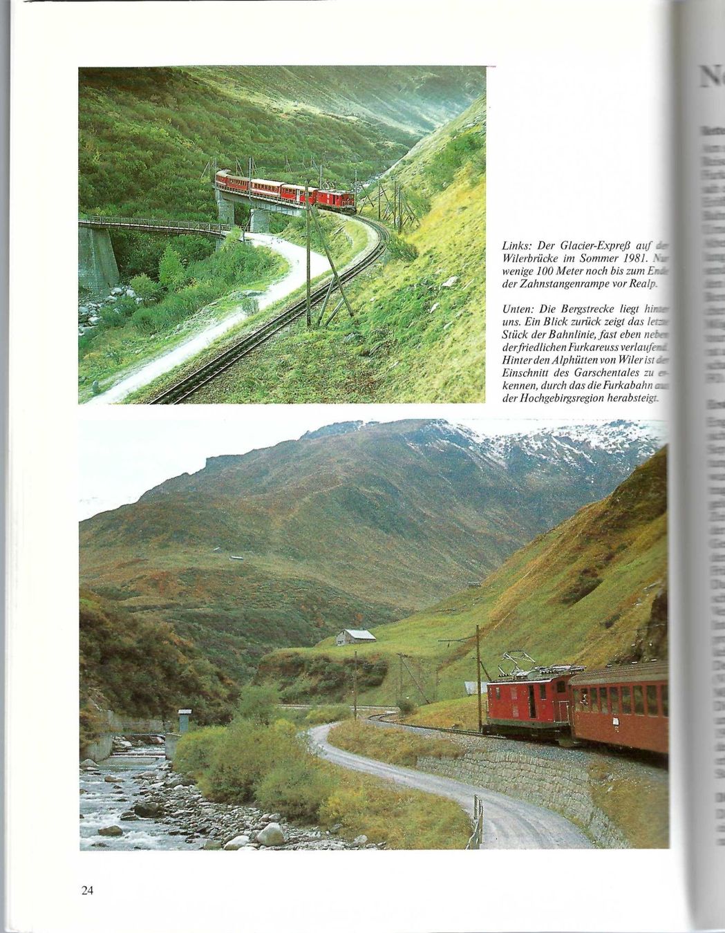 Libri: Die Furka-Bergstrecke gestern, heute, morgen. – Usato da Horw venduto da SwissSteamMemories 2