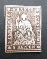 Strubel 5 Rp,  mit Stabstempel "Engelberg"