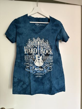 Hard Rock Cafe T-Shirt Grösse L blau batik guter Zustand