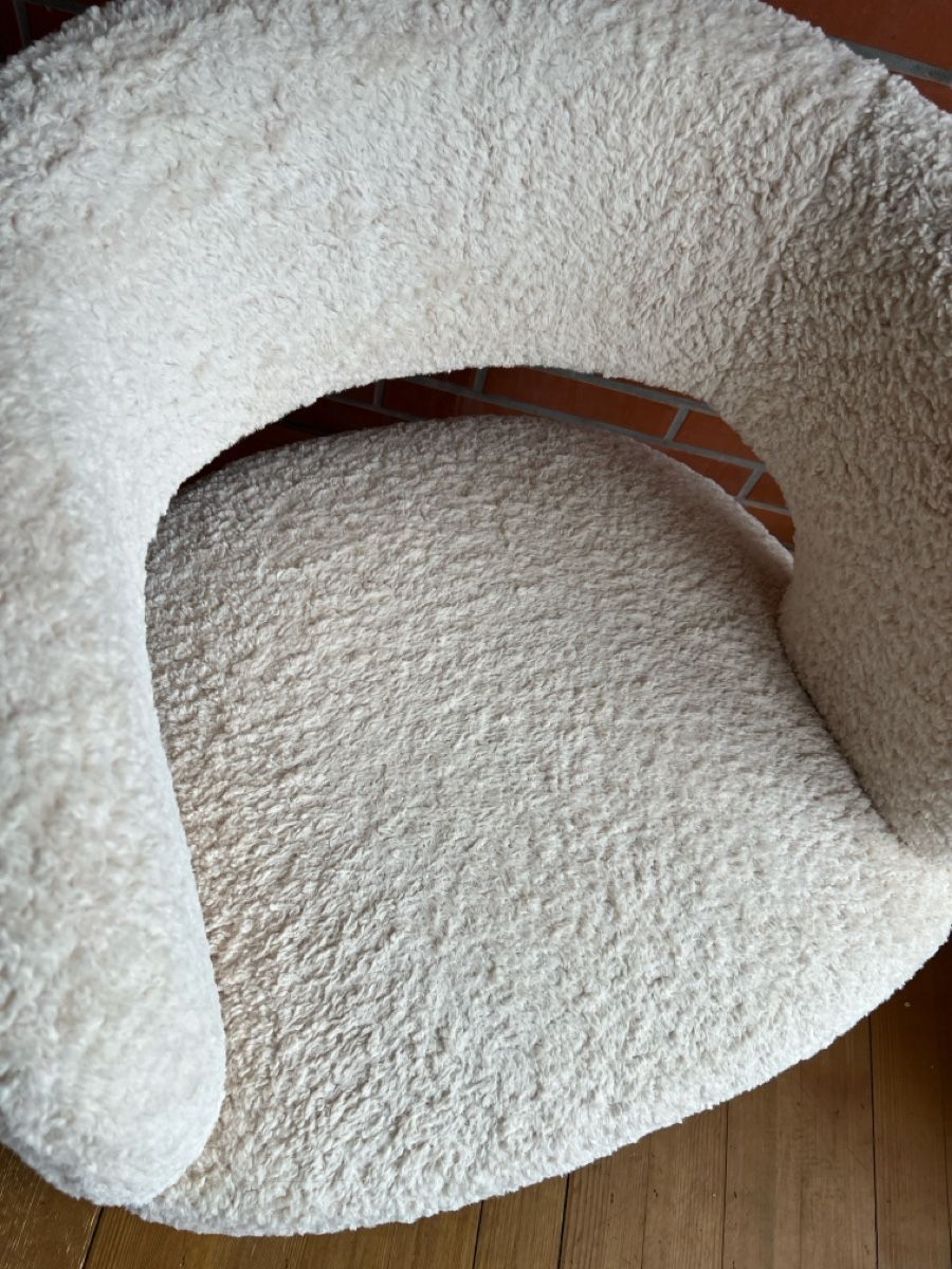 Sessel: Sessel Bouclé Teddy Retro Design Lounge Sessel  – Gebraucht aus Biel/Bienne von mona222 2
