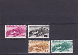 Japan 1951/52 Flugpost-Briefmarken