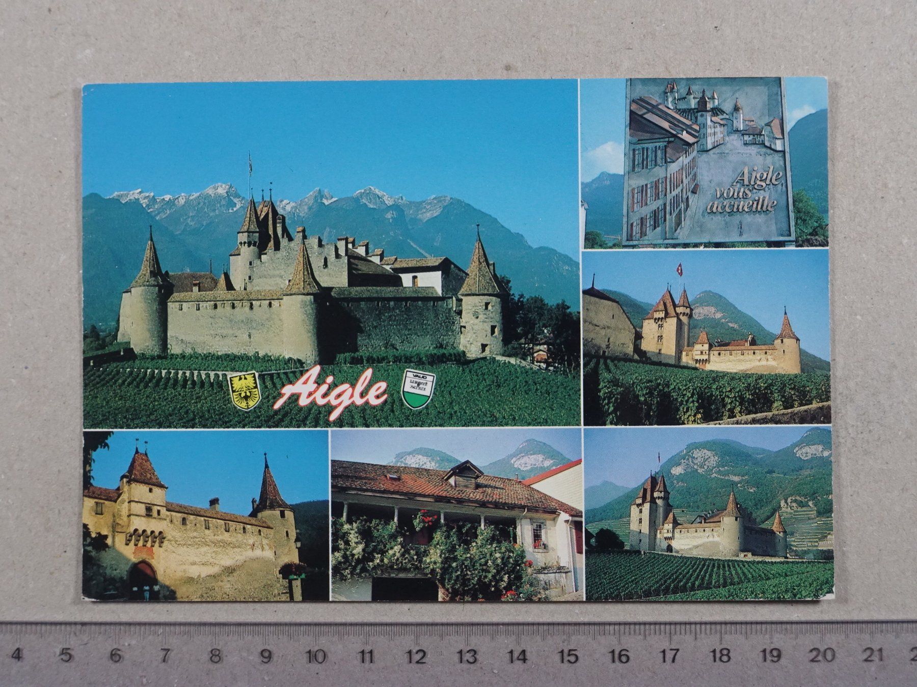 Ansichtskarten: Aigle, 1990 – Gebraucht aus Lenzburg von fh1