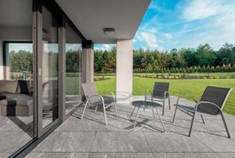 Gartenplatten Terrassenpl.Feinsteinzeug VALS LIGHT 60x60x2cm