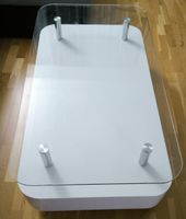 Couchtisch Glas weiss
