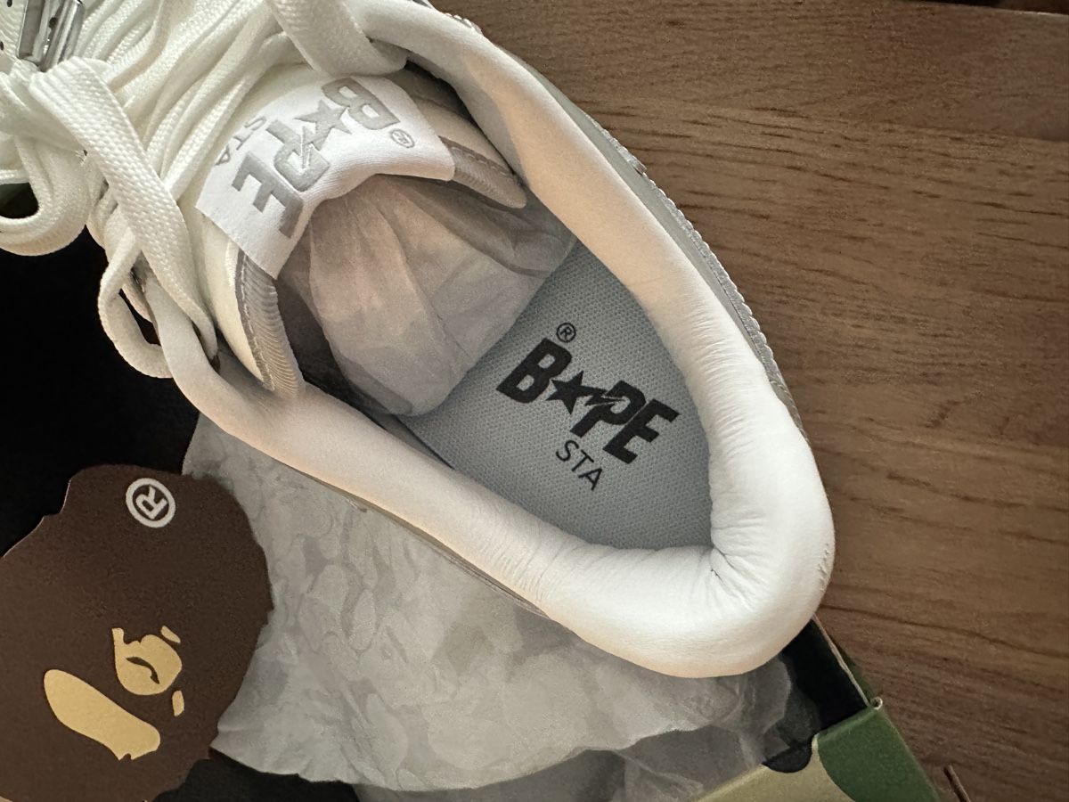 Bape Chaussures hommes: Bape sta grey latin leather  – Neuf avec emballage d'origine à Neuheim par dam_j6bq 3